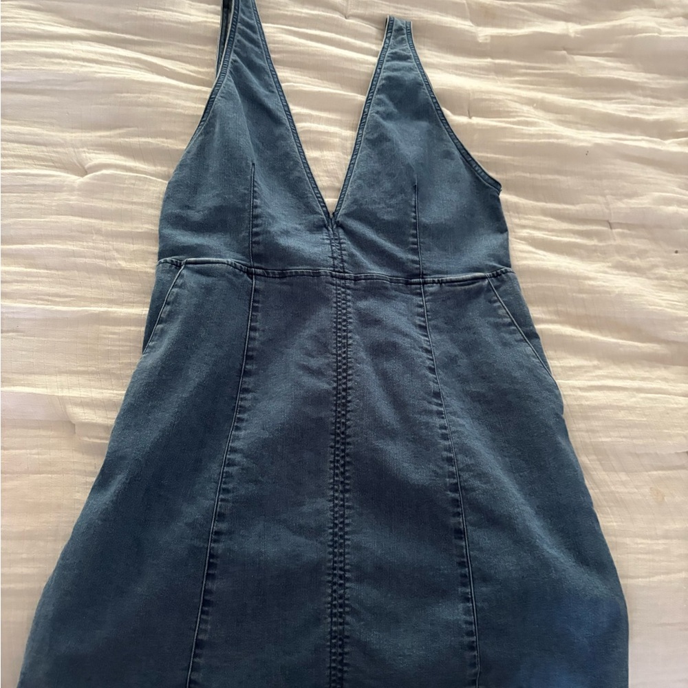 Uniqlo Light Blue Denim Apparel
